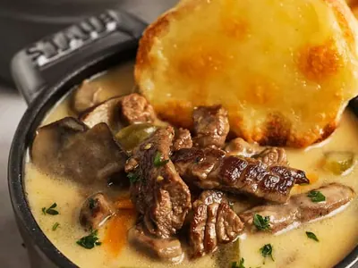 Philly Cheesesteak Soup