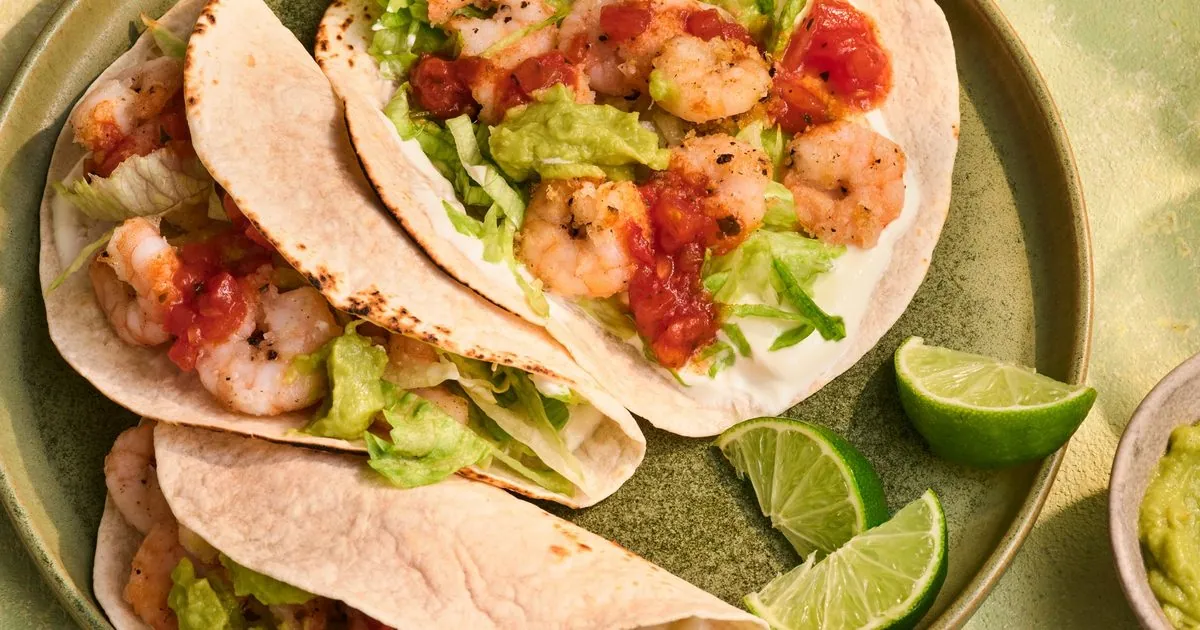 Salt and Pepper Prawn Tacos