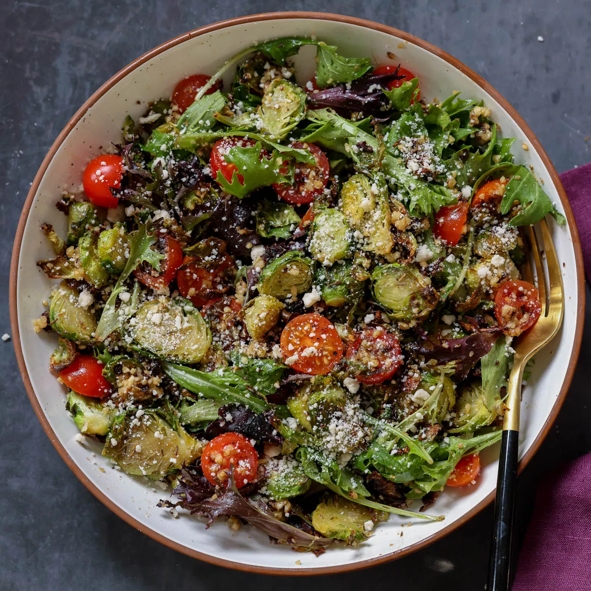 Roasted Brussels Sprouts Salad
