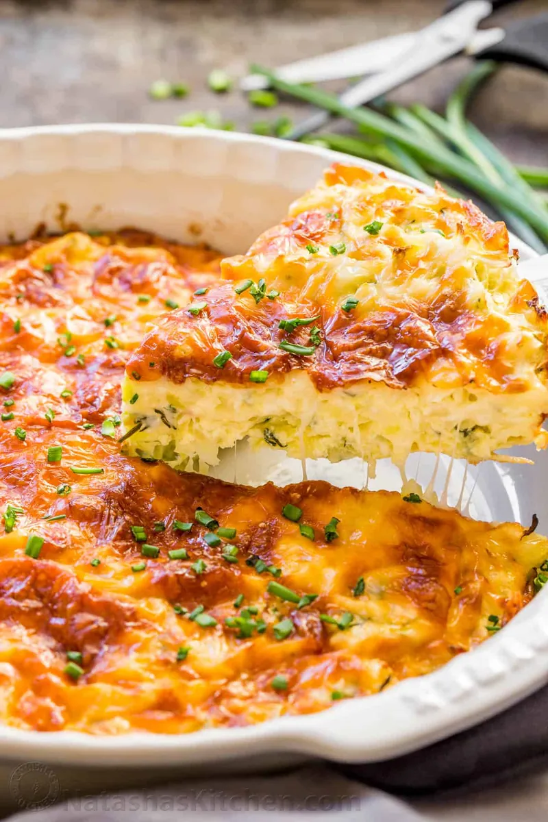 Cabbage Casserole with mozzarella