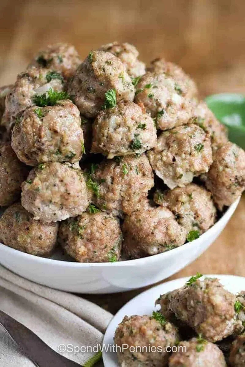 Seasoned Turkey Meatballs