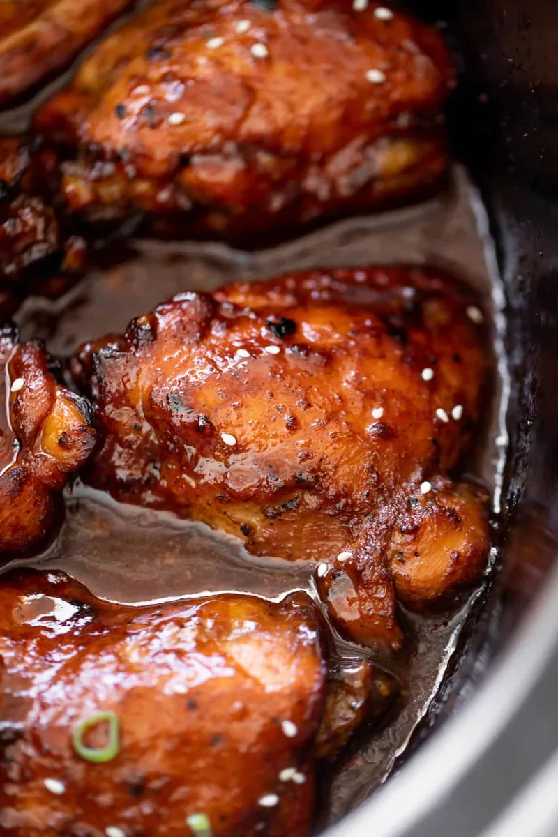 Honey Garlic Chicken with butter