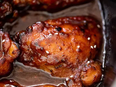 Honey Garlic Chicken with butter