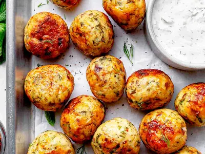 Mediterranean Chicken Meatballs