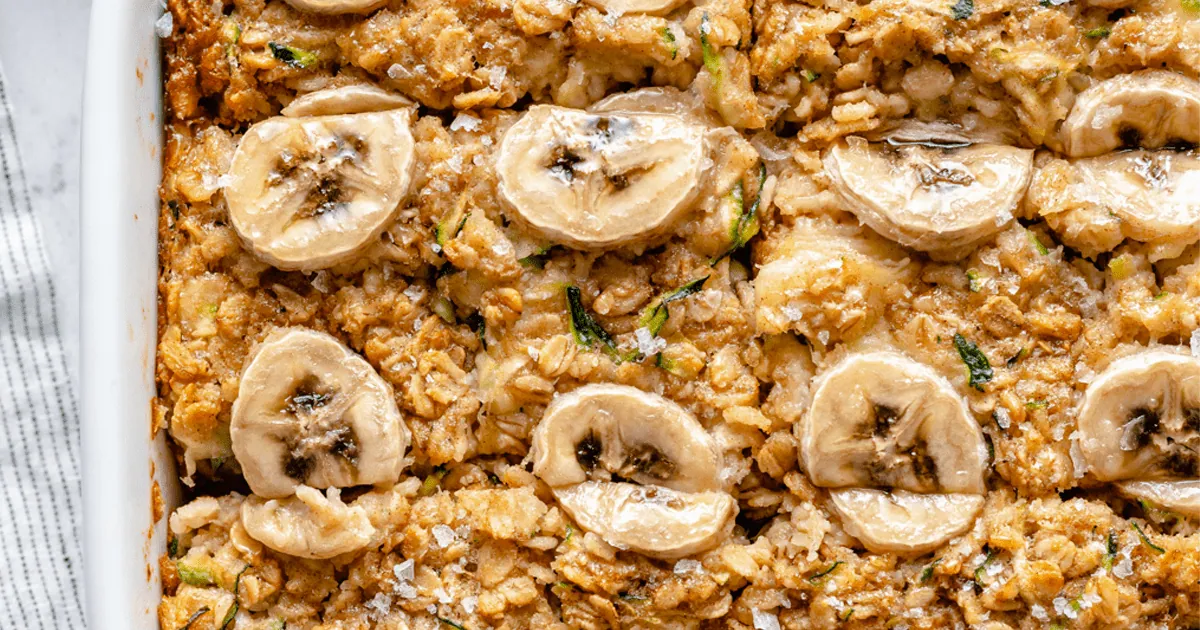 Brown Butter Banana Zucchini Oatmeal