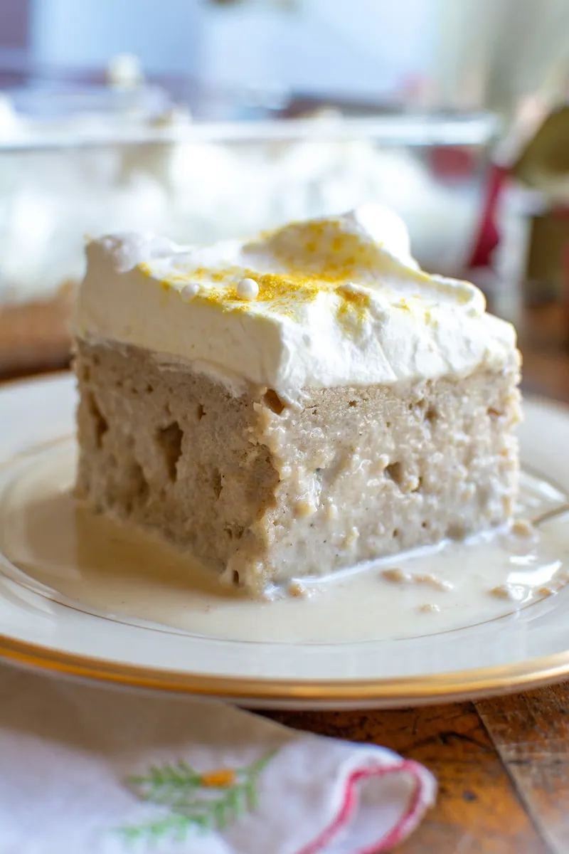 Eggnog Tres Leches Cake