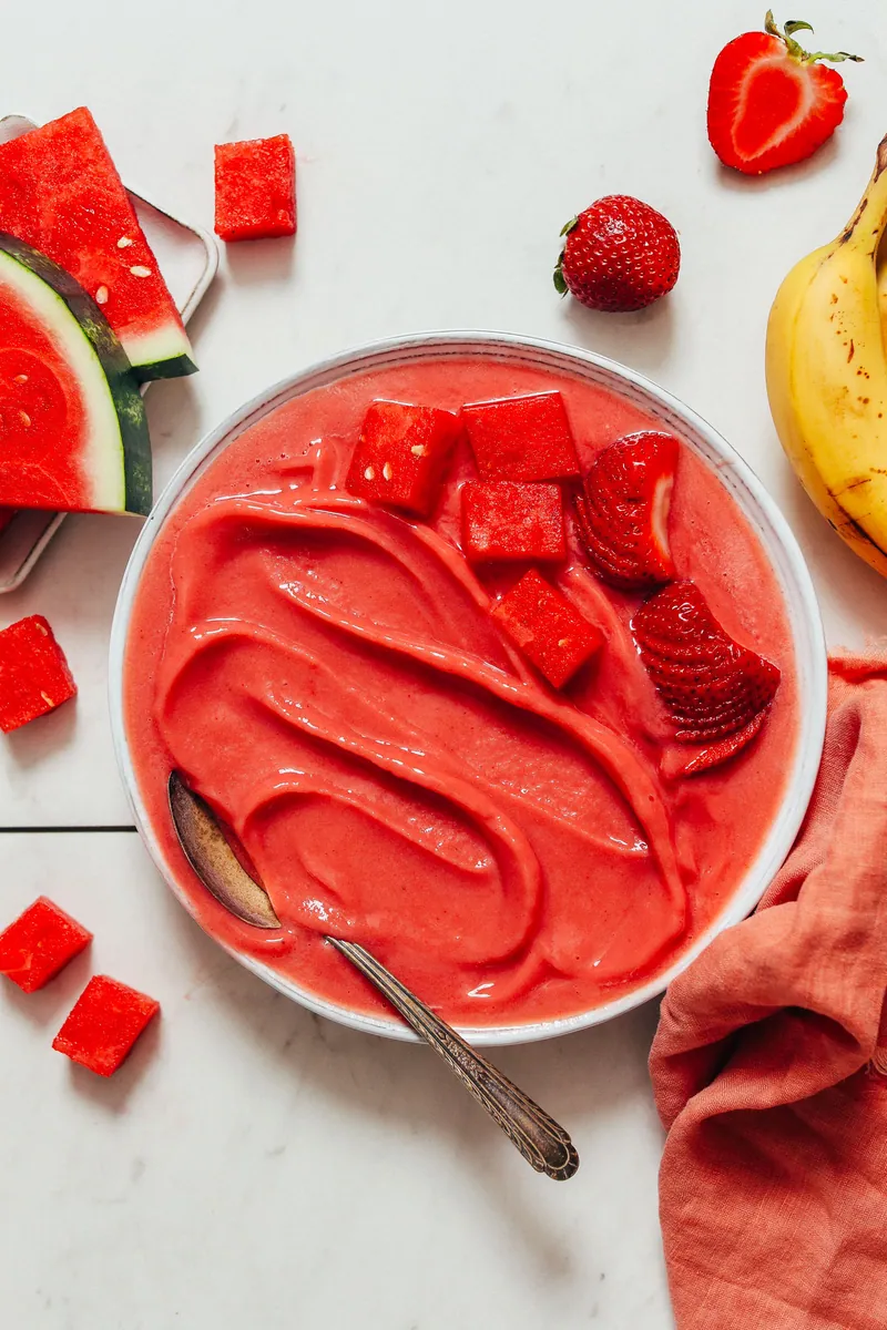 Strawberry Watermelon Sorbet