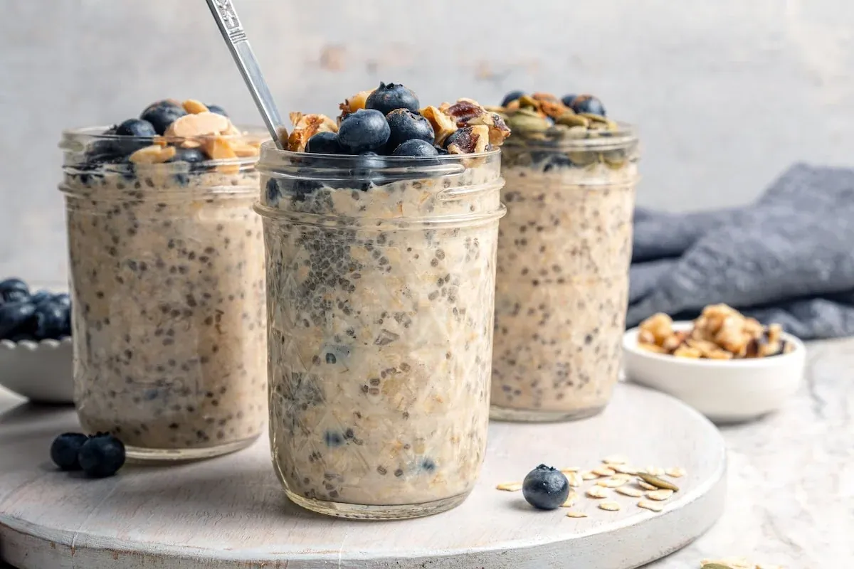 Blueberry Banana Overnight Oats