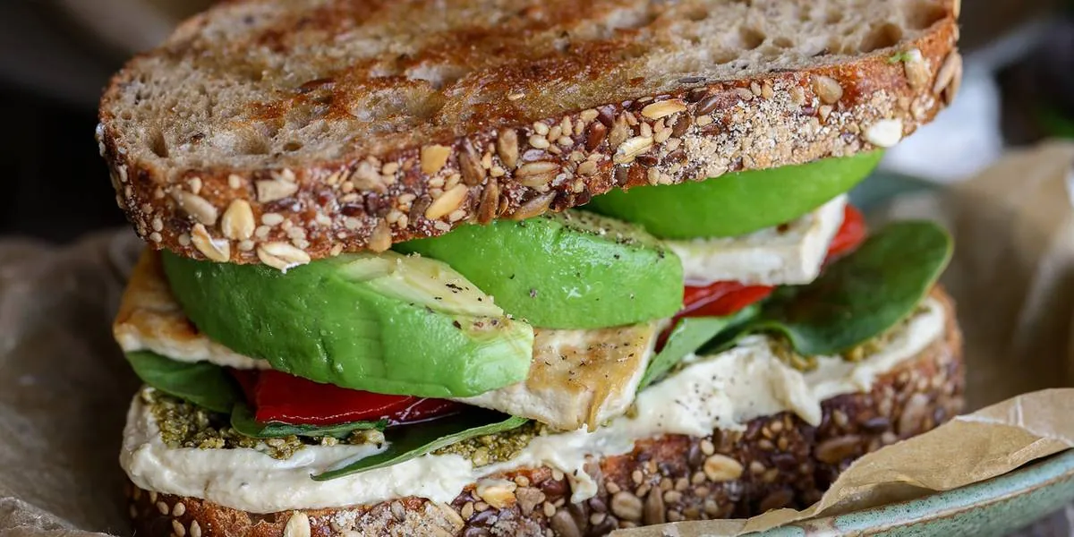 Roasted Pepper Pesto Sandwich
