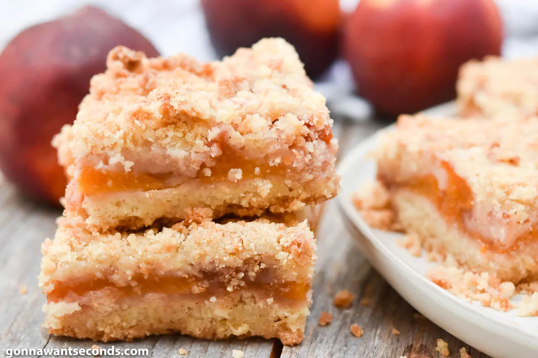Peach Crumb Bars