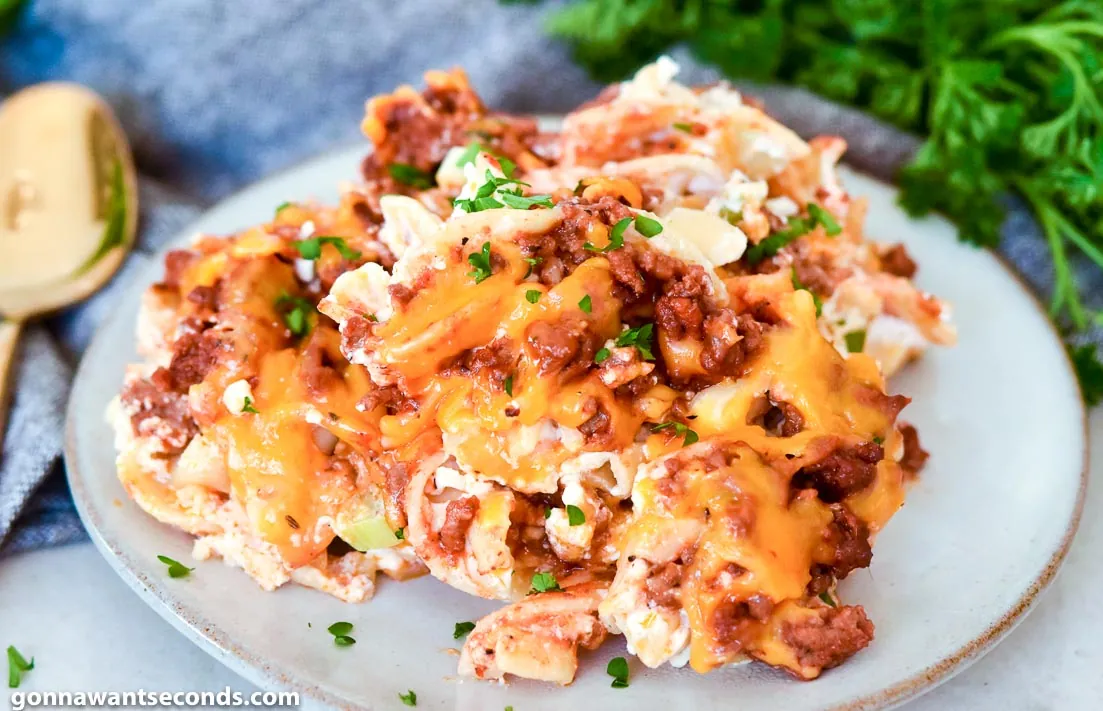 Creamy Beef Noodle Casserole