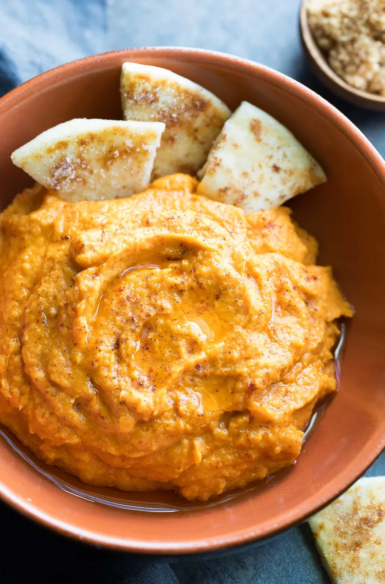 Sweet Potato Hummus Flatbread