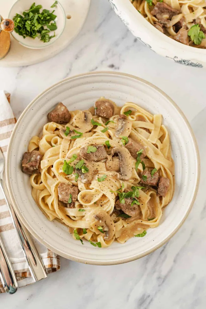 Instant Pot Beef Stroganoff