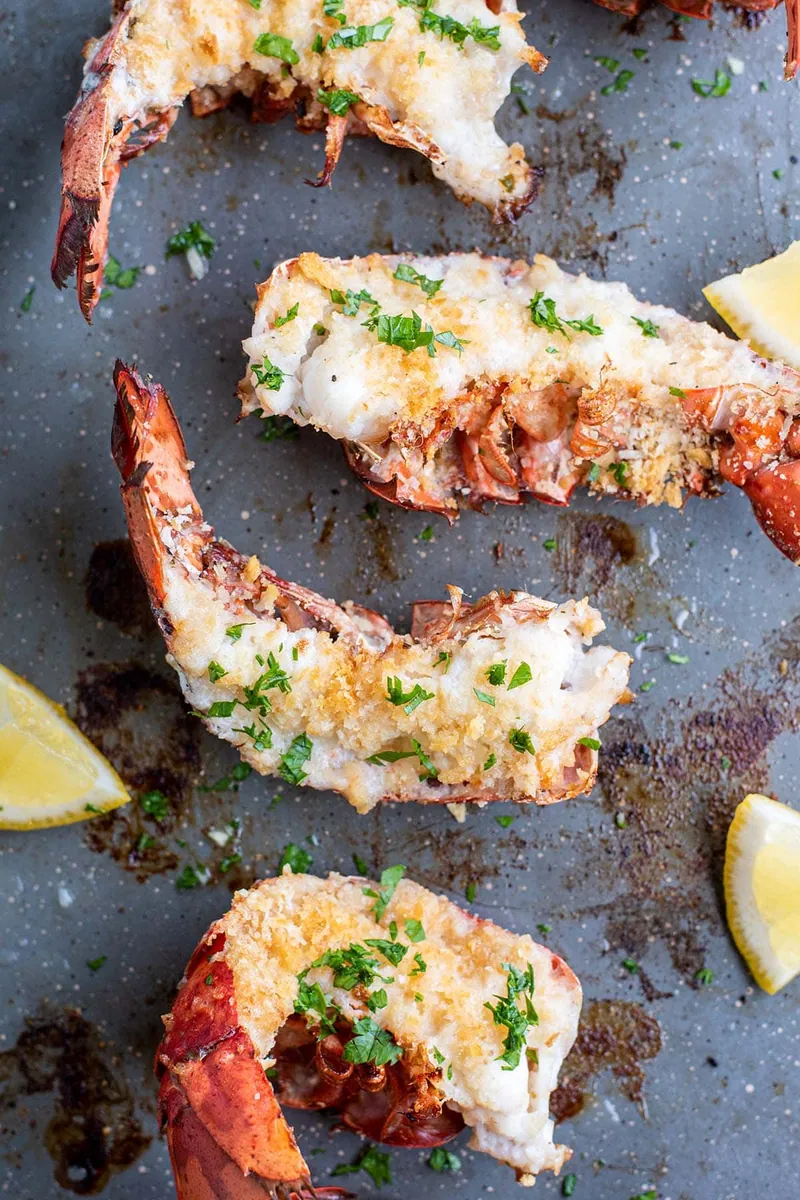 Baked Lobster Tails