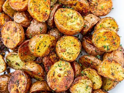 Herb Garlic Roasted Potatoes