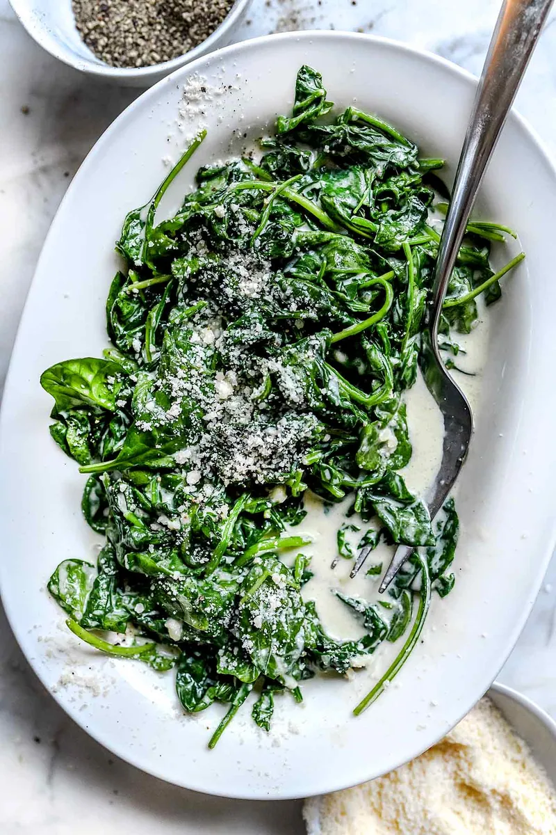 Creamed Spinach (6 servings)