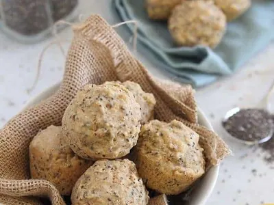 Lemon Chia Mini Muffins