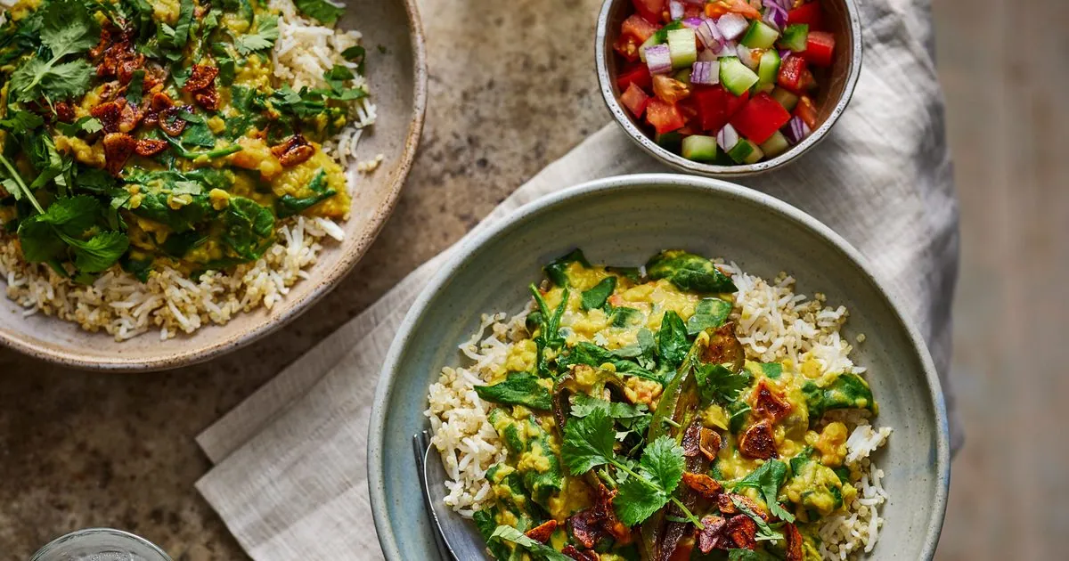 Coconut Spinach Dhal