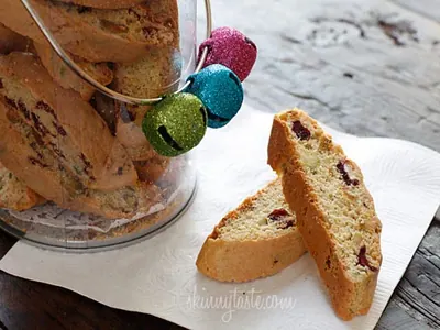 Cranberry Pistachio Biscotti