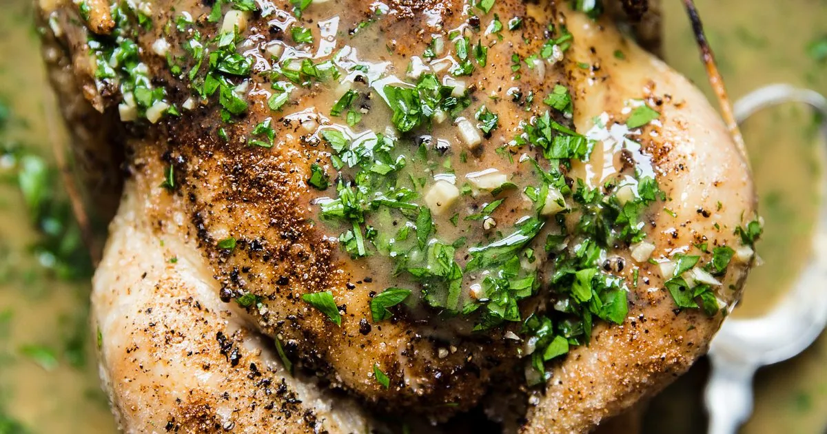 Roast Chicken with Pan Sauce