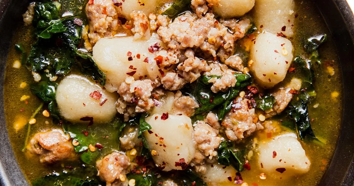 Cauliflower Gnocchi Toscana Soup