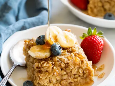 Baked Oatmeal with oats