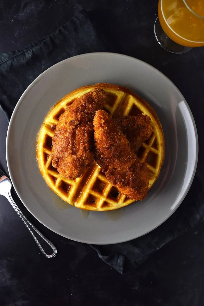 Spicy Chicken and Waffles