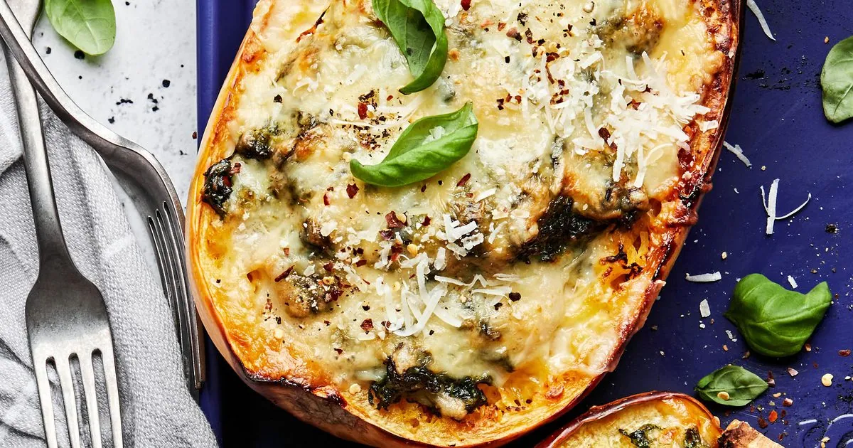 Chicken Stuffed Spaghetti Squash