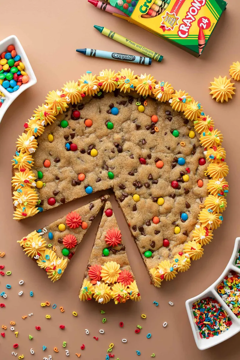 M&M Cookie Cake