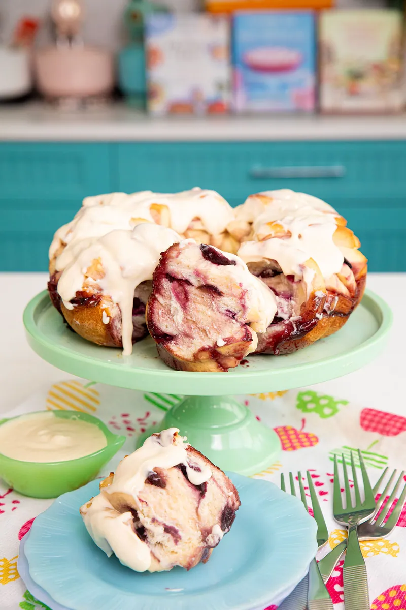 Cherry Cheesecake Pull-Apart Loaf