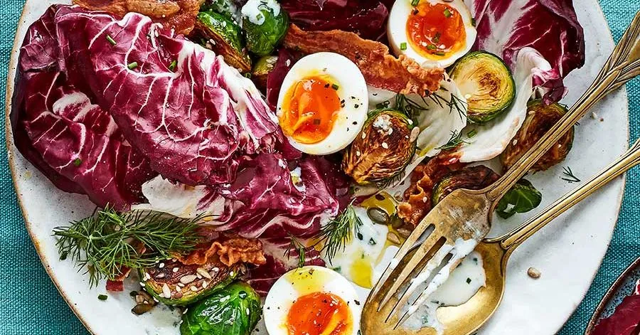 Charred Brussels Sprout Salad