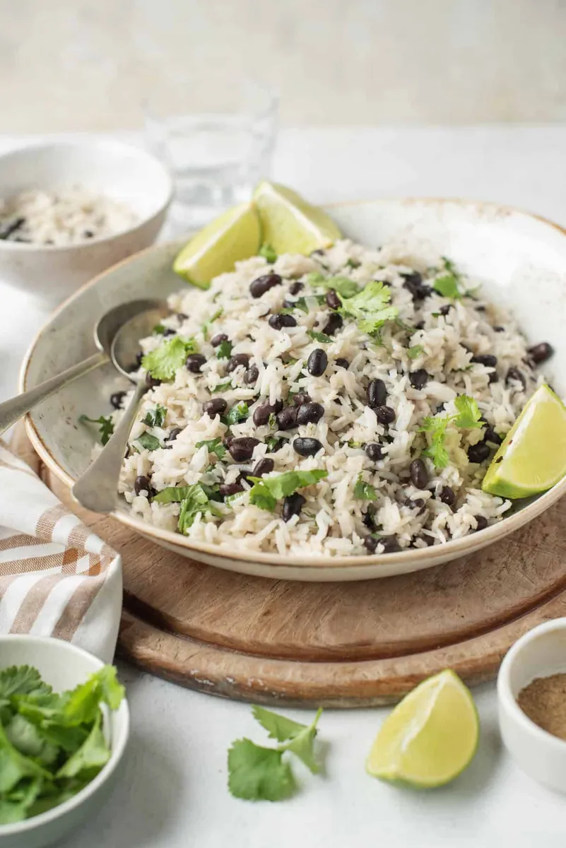Black Beans and Rice with canned beans