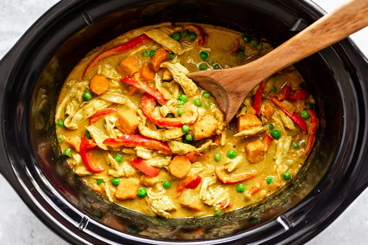 Slow Cooker Yellow Chicken Curry