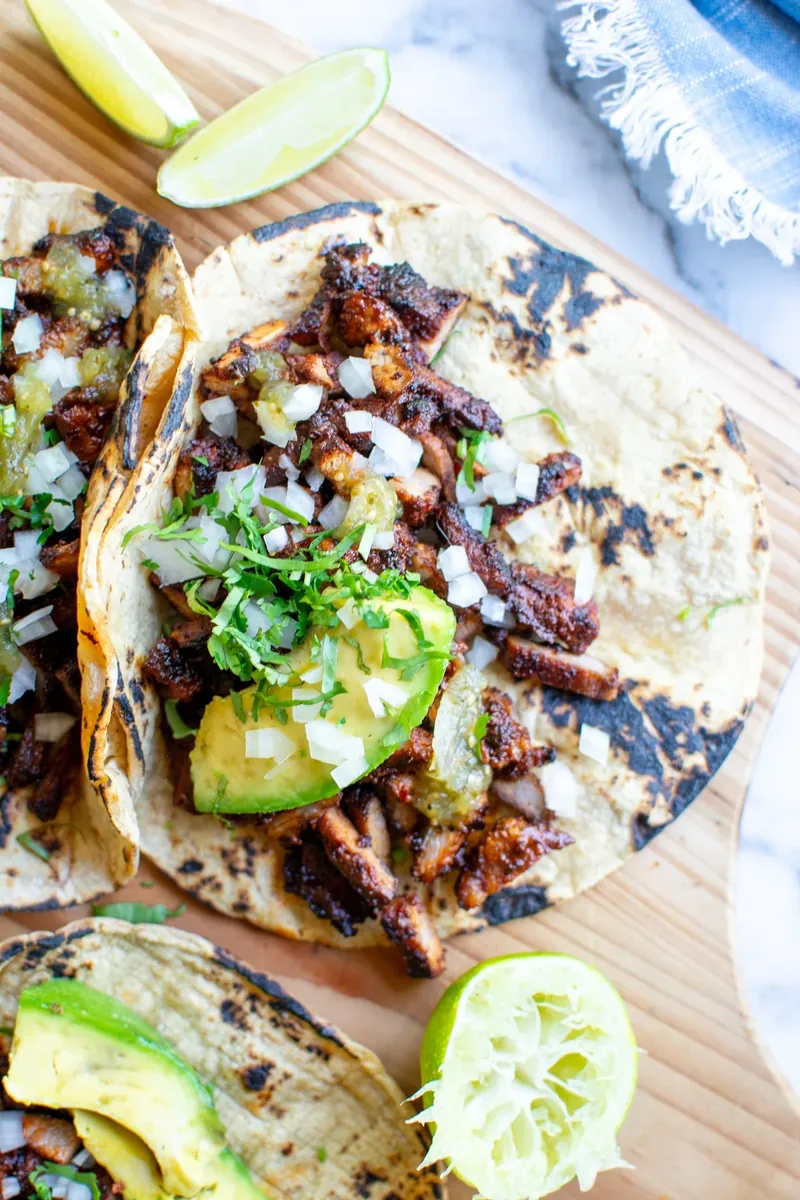 Pork Adobada Tacos