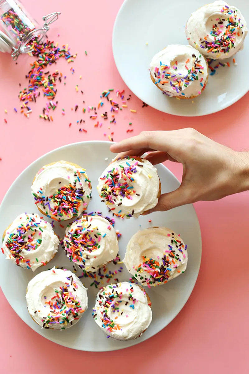Funfetti Vegan Cupcakes