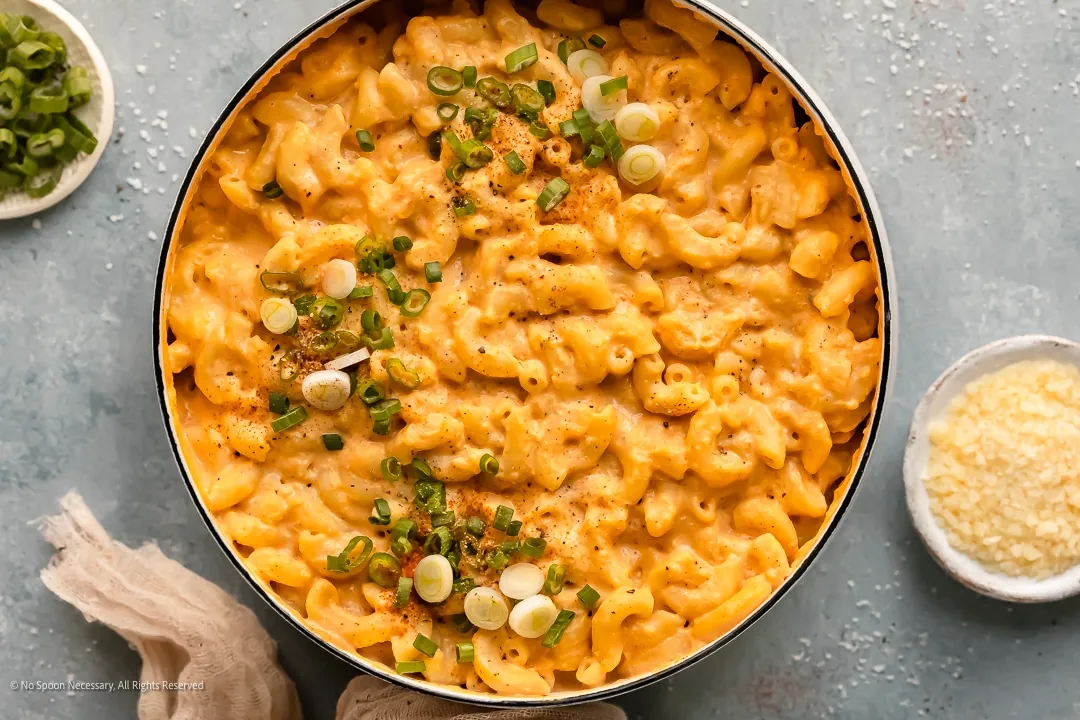 Butternut Squash Mac and Cheese with heavy cream