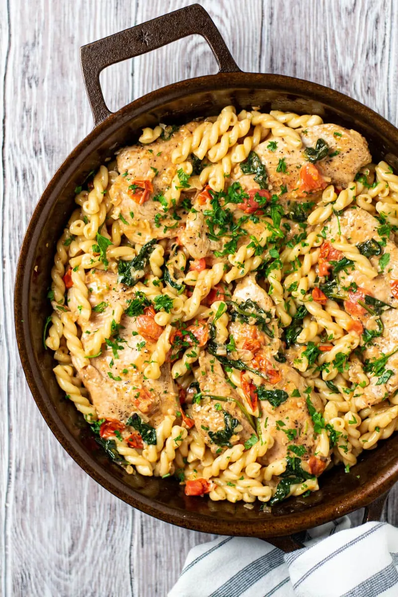 Creamy Tuscan Chicken Pasta