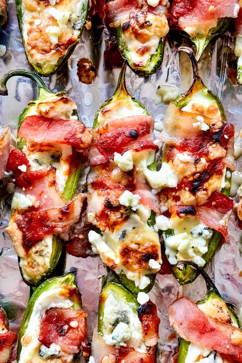Bacon Wrapped Jalapeño Poppers