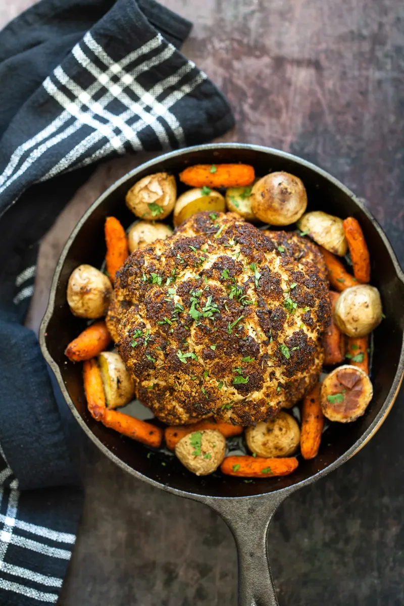 Roasted Whole Cauliflower