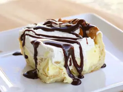 Eclair Cake with cream cheese