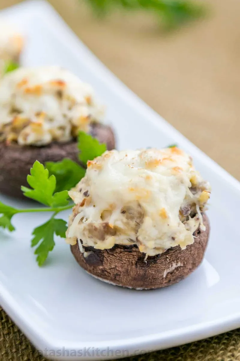 Chicken Stuffed Mushrooms