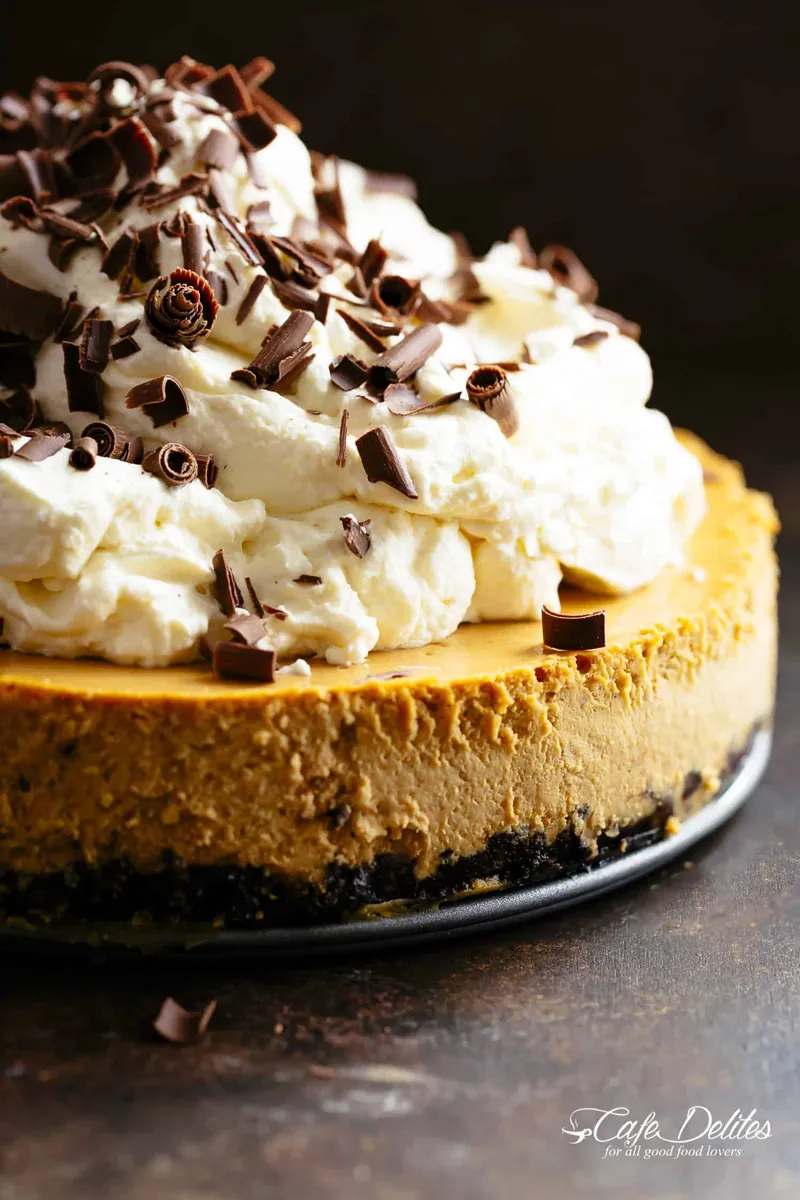 Chocolate Pumpkin Cheesecake