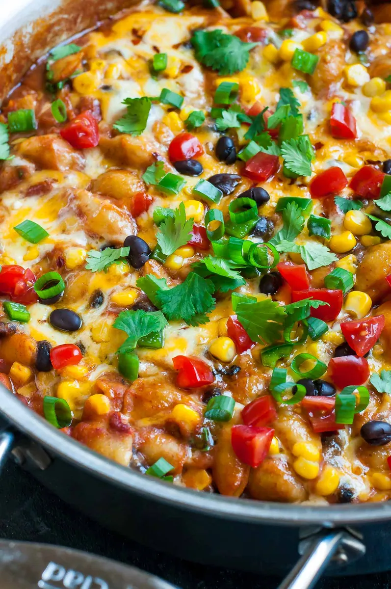 One-Pot Enchilada Pasta