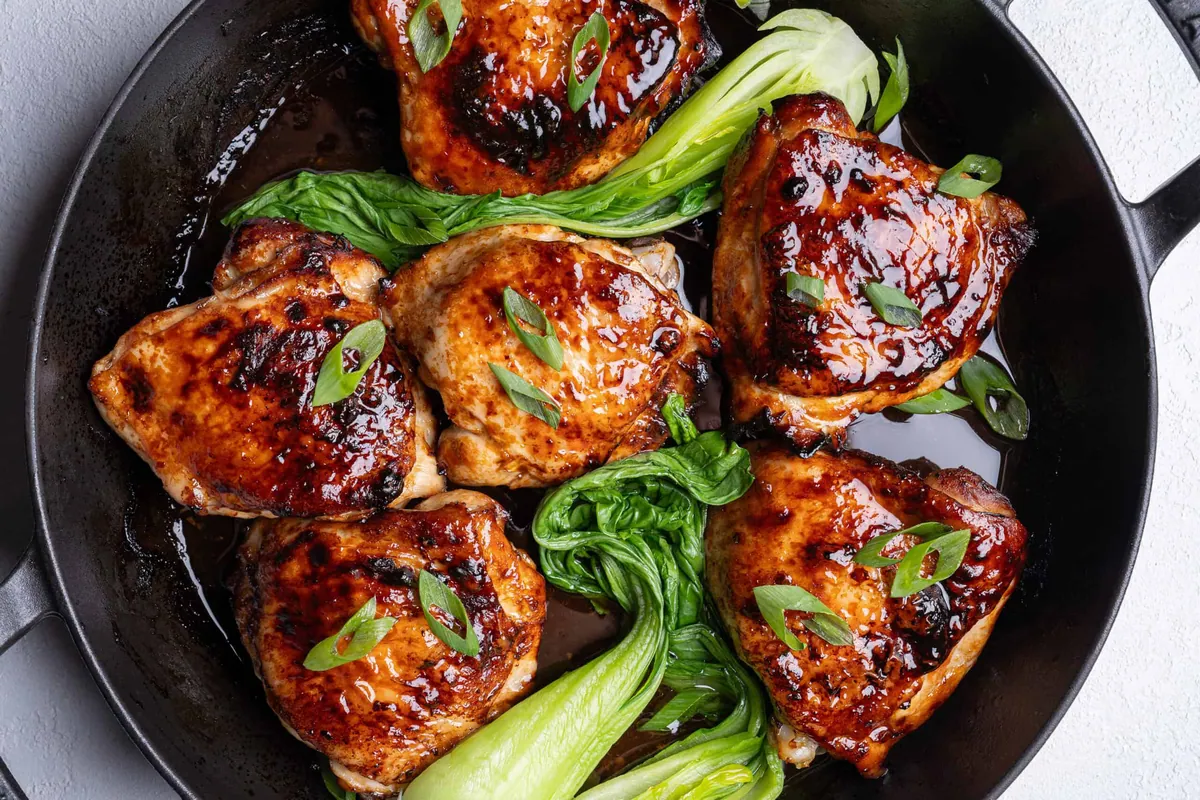 Asian Glazed Chicken Thighs