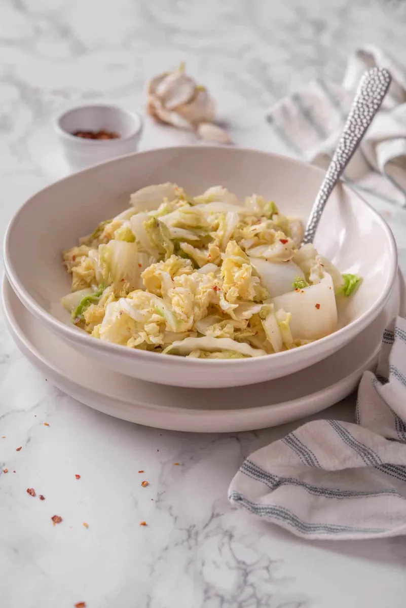Sauteed Napa Cabbage