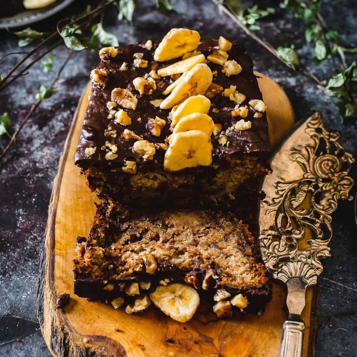 Paleo Banana Chocolate Bread
