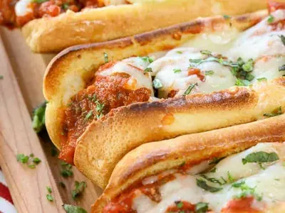 Meatball Subs with ground beef