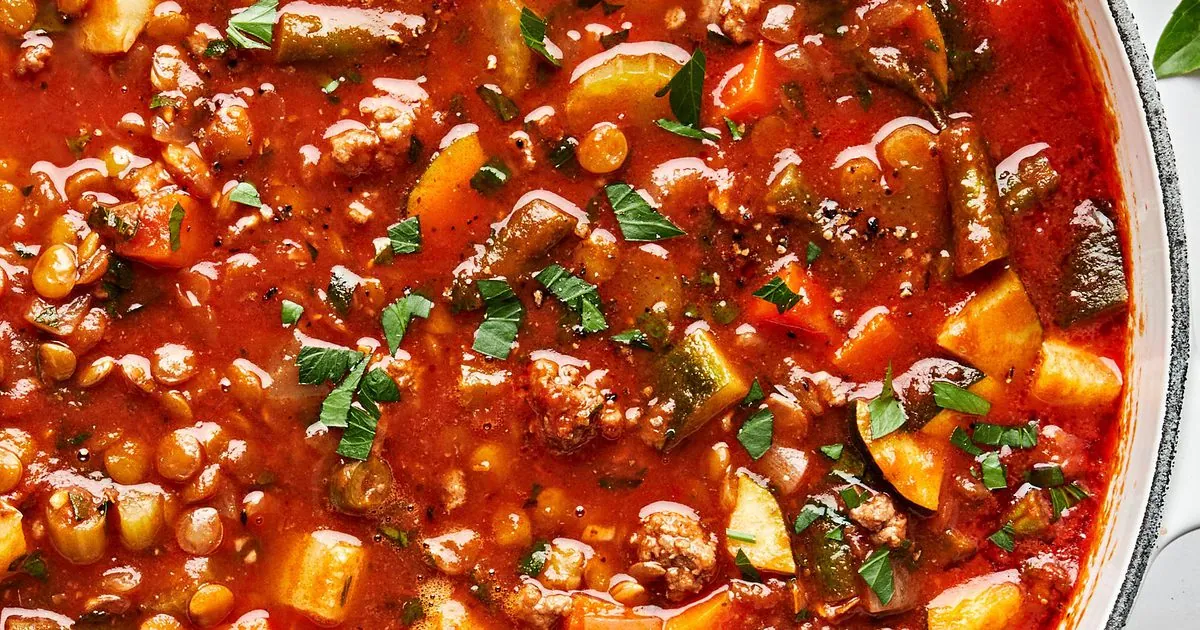 Beef and Lentil Soup