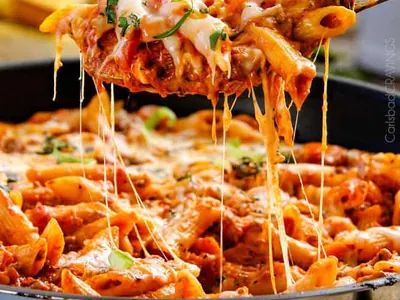 Cheesy Penne Pasta