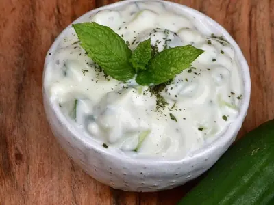 Garlic Cucumber Jajek